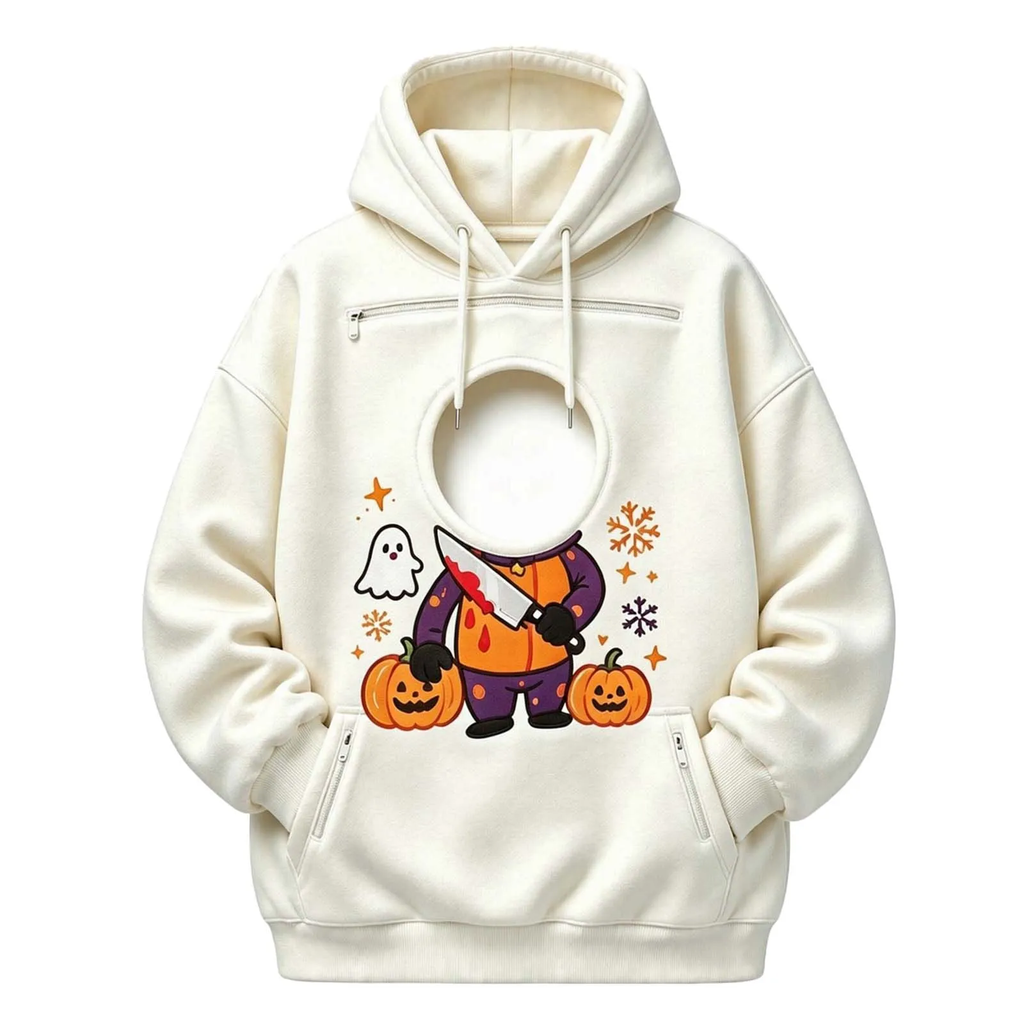 Festive Cat Pouch Carrier Hoodie
