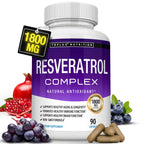 Suplemento de Resveratrol 1800 mg - Apoyo Antioxidante Natural