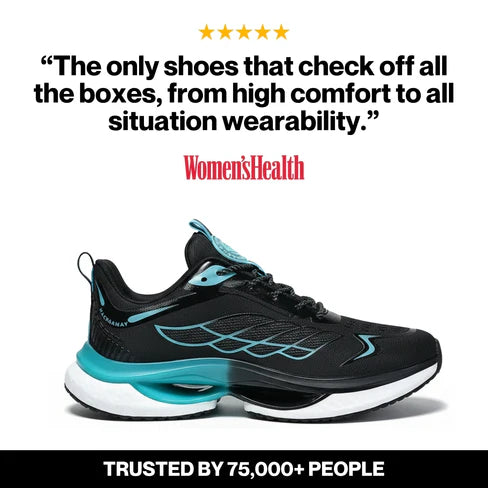 Aerion - Wide Toe Box, Hands Free & Supportive Walking Shoes