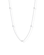 4K Gold Plated Station Necklace