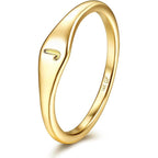 14K Gold Custom Initial Ring