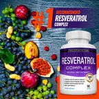 Suplemento de Resveratrol 1800 mg - Apoyo Antioxidante Natural