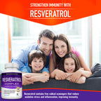 Suplemento de Resveratrol 1800 mg - Apoyo Antioxidante Natural