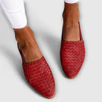 Simone | Braided Slingback Loafers