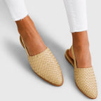 Simone | Braided Slingback Loafers