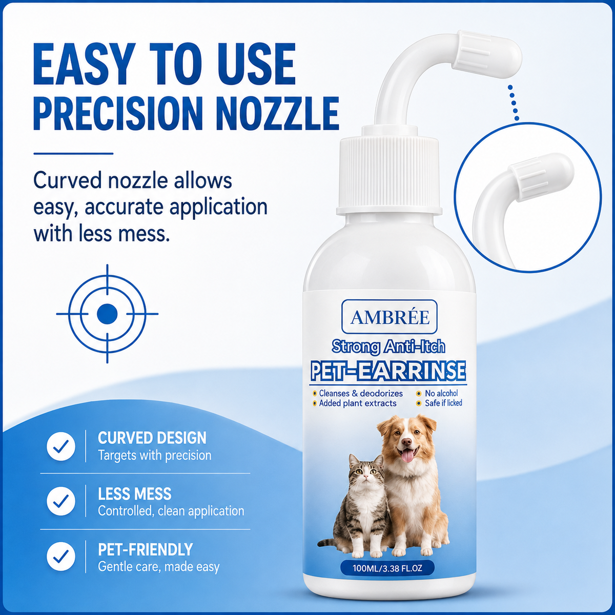 Gentle Pet Ear Wash X2 BOGO