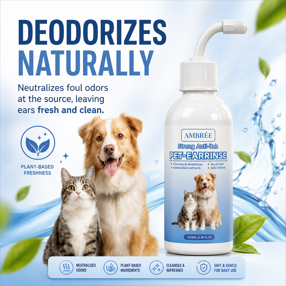 Gentle Pet Ear Wash X2 BOGO