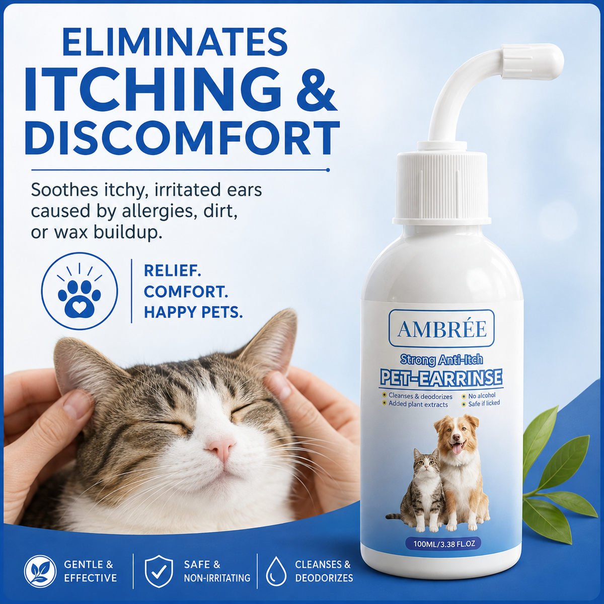 Gentle Pet Ear Wash X2 BOGO