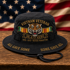 Vietnam Veteran Embroidered 58,479 Hero Boonie Hat