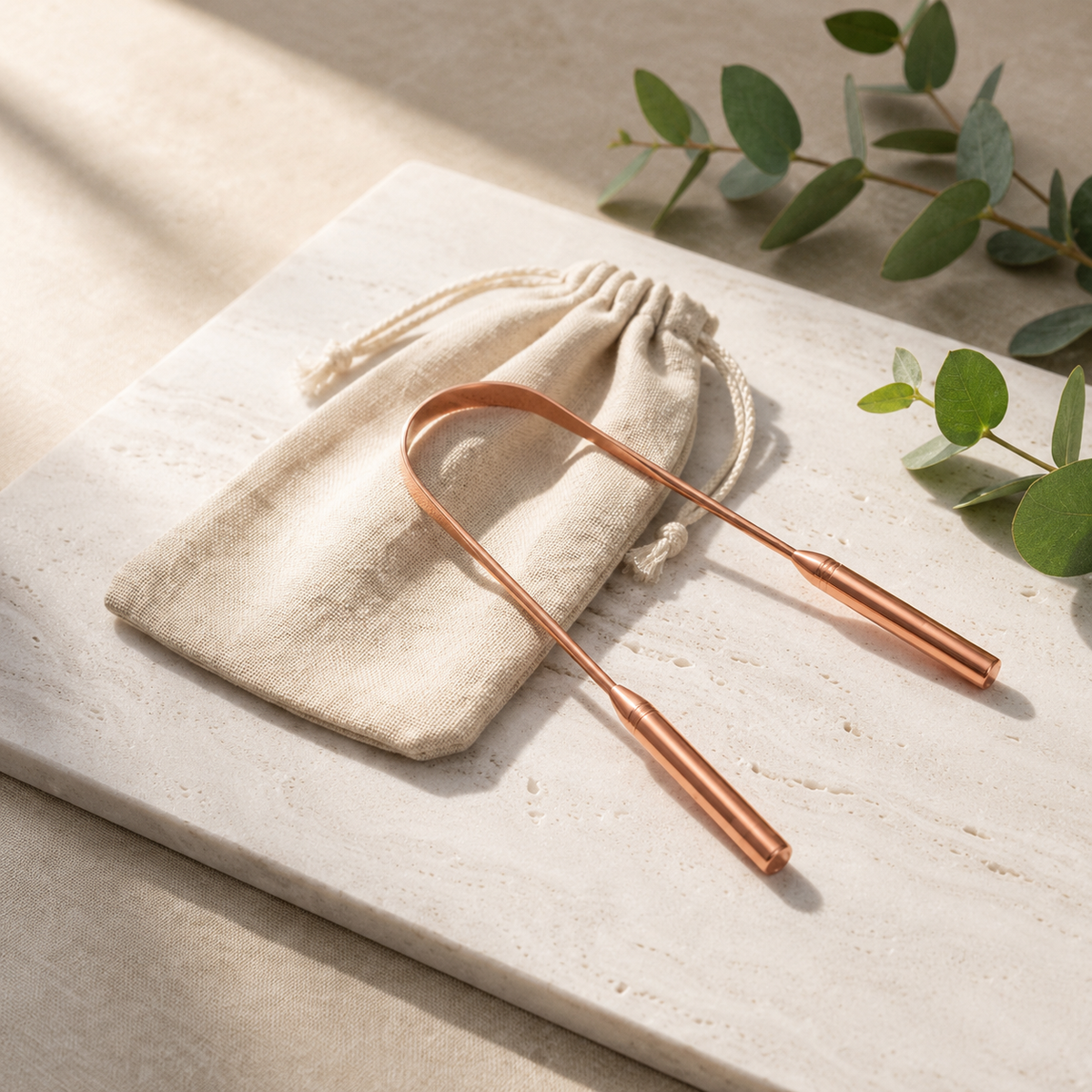 Copper Tongue Scraper