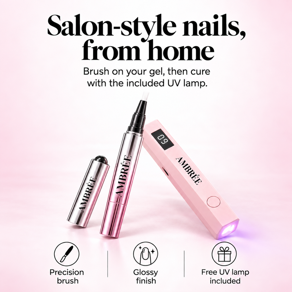 Ambrée UV Gel Nail Pen Kit - At Home Salon Manicure