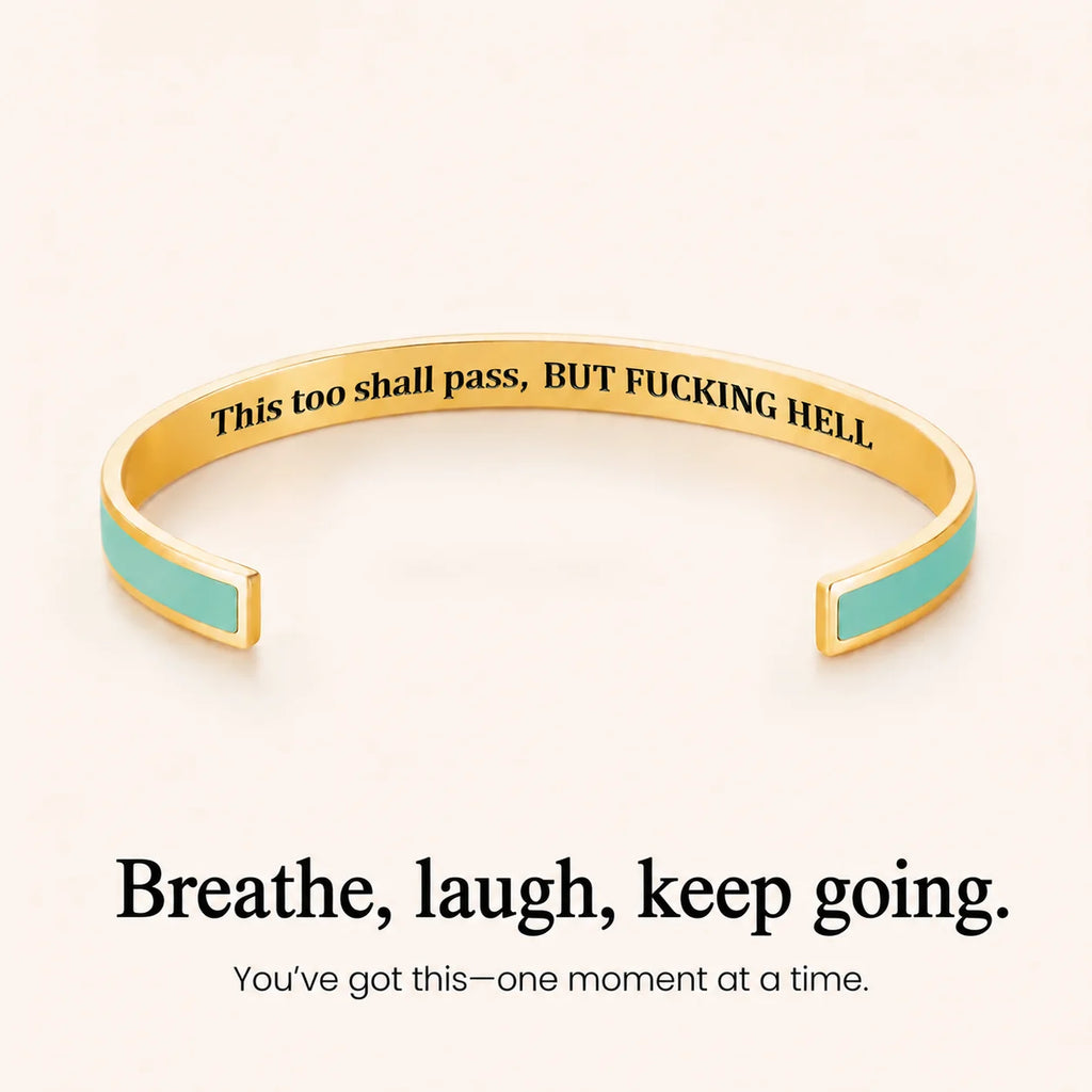 This Too Shall Pass Color Cuff Bracelet