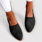 Simone | Braided Slingback Loafers