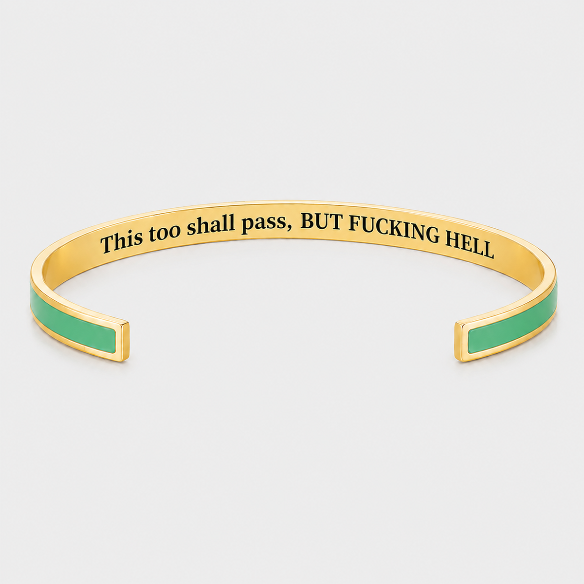 This Too Shall Pass Color Cuff Bracelet