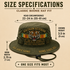 Vietnam Veteran Embroidered 58,479 Hero Boonie Hat