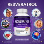Suplemento de Resveratrol 1800 mg - Apoyo Antioxidante Natural