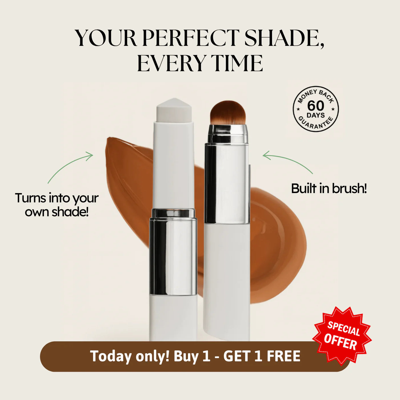 Color Changing Foundation Stick