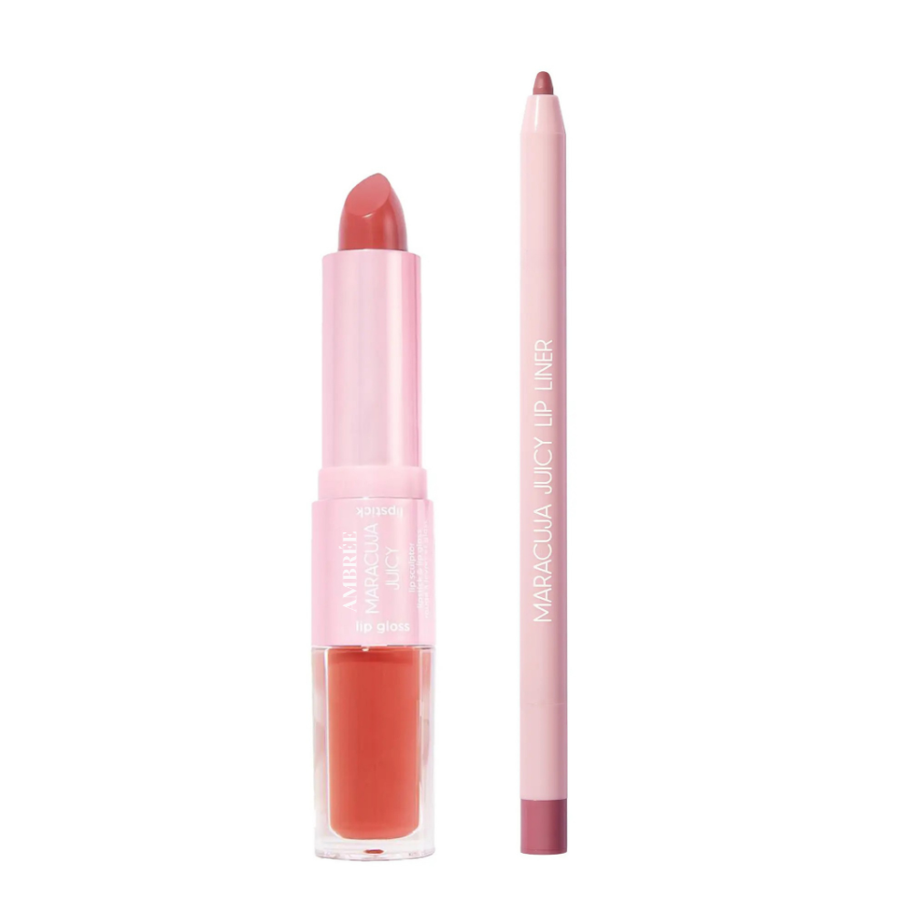 lip sculptor & liner - 3-in-1 lip combo: lip liner, lipstick & lip gloss