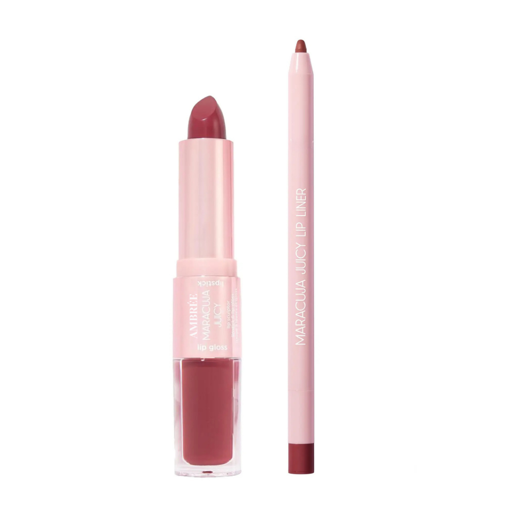 lip sculptor & liner - 3-in-1 lip combo: lip liner, lipstick & lip gloss