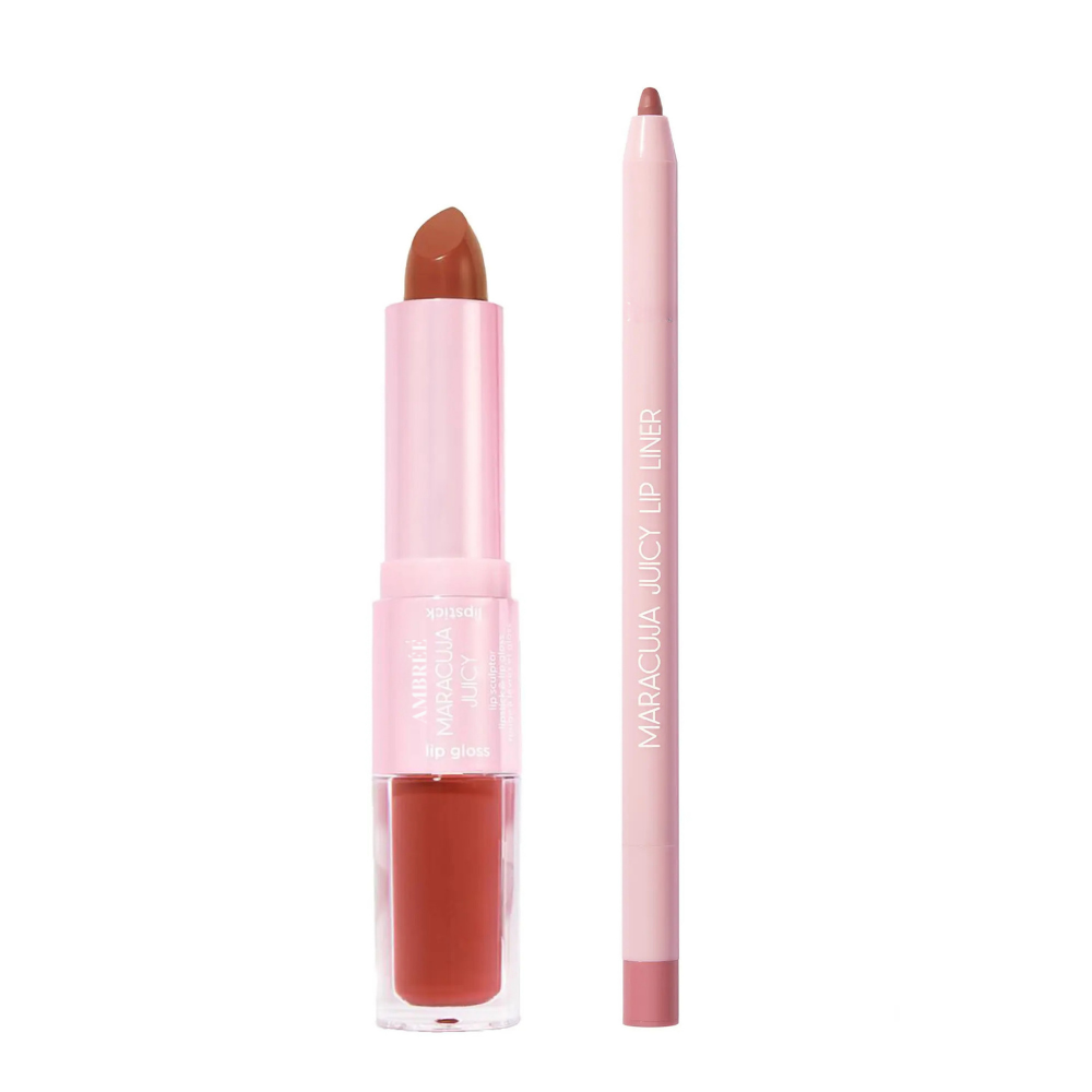 lip sculptor & liner - 3-in-1 lip combo: lip liner, lipstick & lip gloss