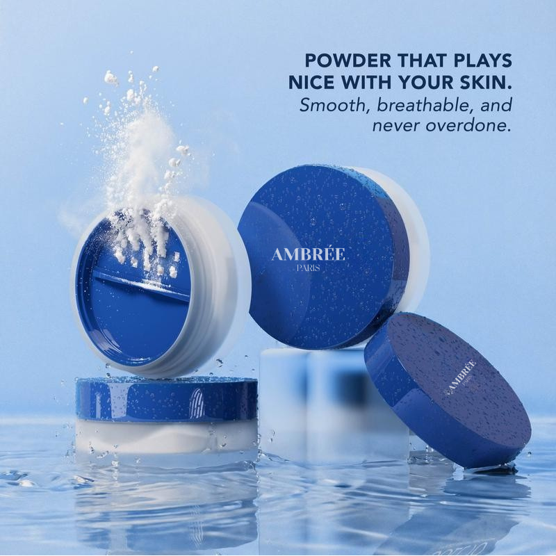 WaterBlur Talc-Free Setting Powder with Blur and Set Brush