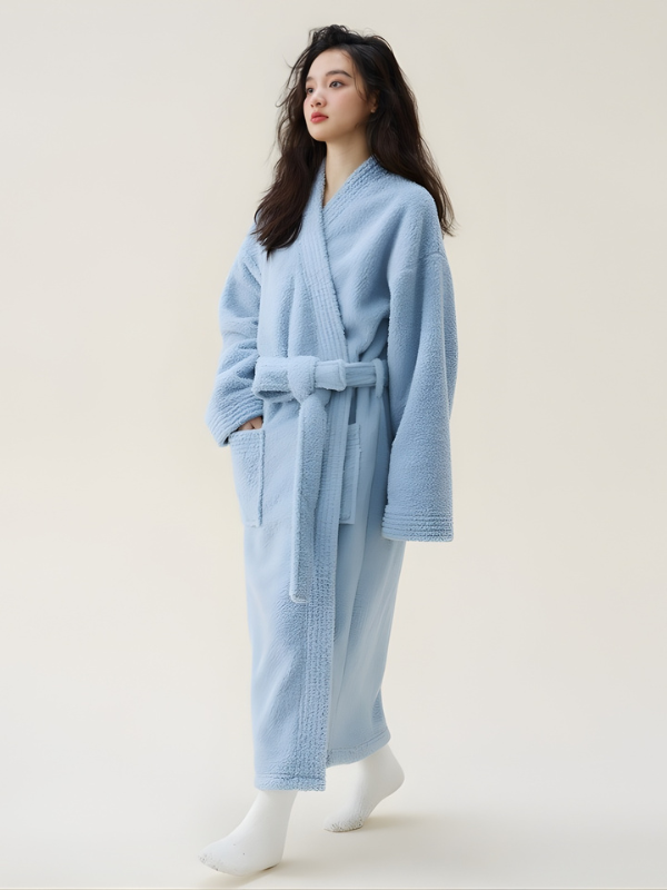 Women's Double-Sided Plush Robe