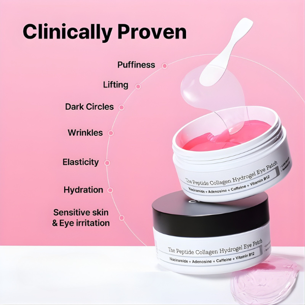 Peptide Collagen Hydrogel Eye Patches