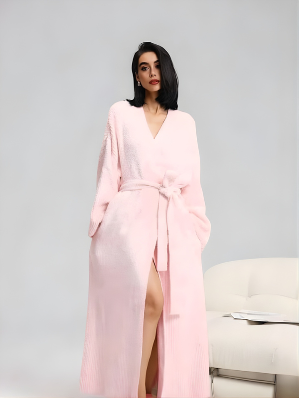 Women's Double-Sided Plush Robe
