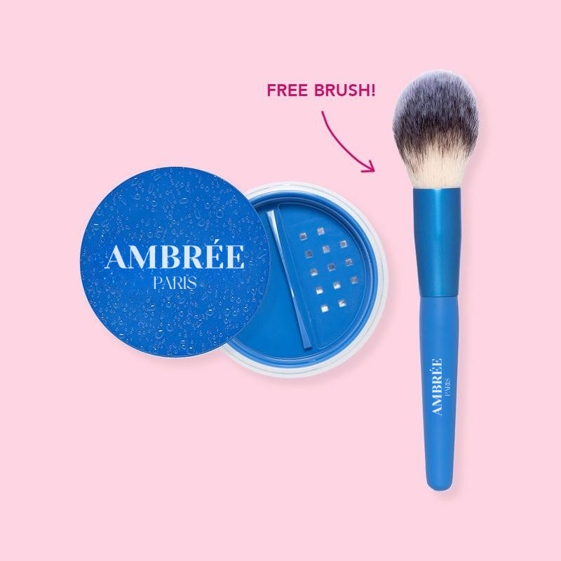 WaterBlur Talc-Free Setting Powder with Blur and Set Brush