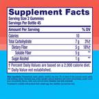 Fiber Well Sugar Free Gummies - 5g - Berry & Peach Flavor Fiber Gummies - Supports Digestive Health & Regularity