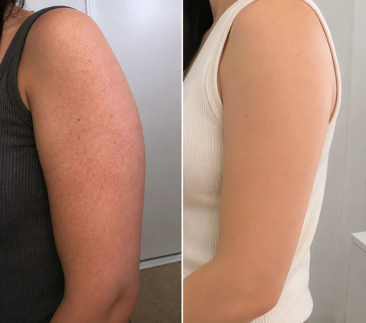 Customer before and after result