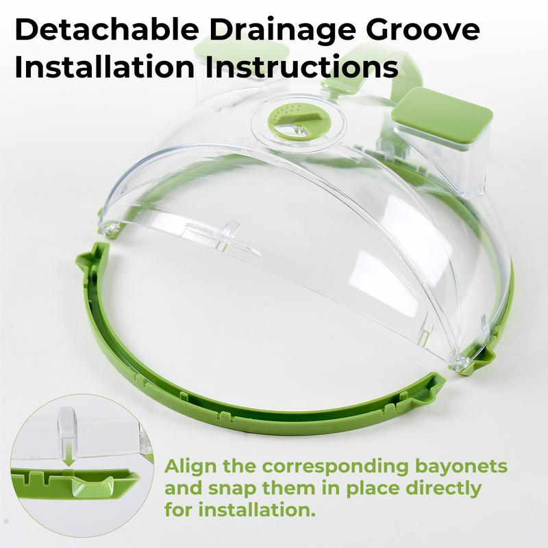 Foldable Microwave Splatter Cover