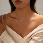 Floating Cubic Zirconia Pendant