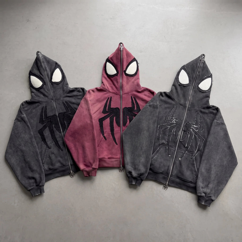 Spider Full-Zip Hoodies